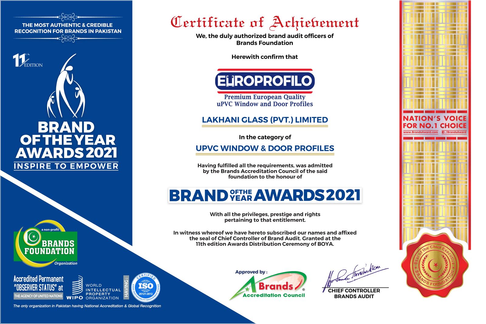 EuroProfilo Certificate 02